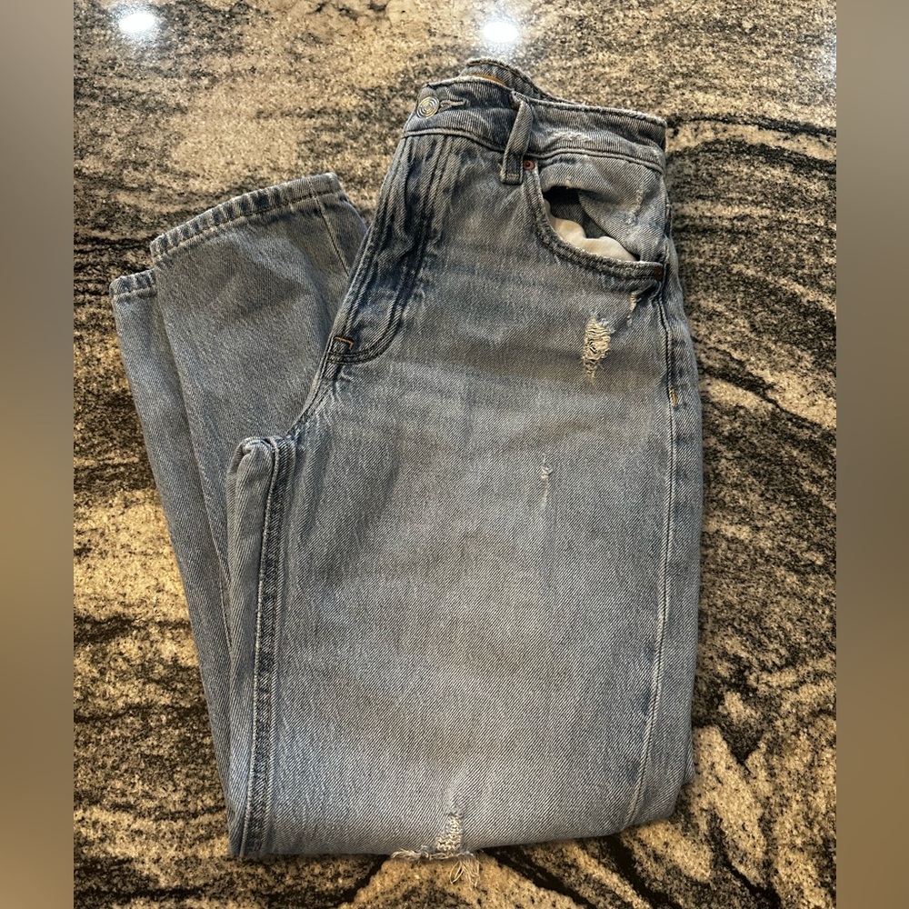 Goldie Blues High Rise Curvy Fit Cheeky Taper Ankle Jeans - Size 4 Regular
